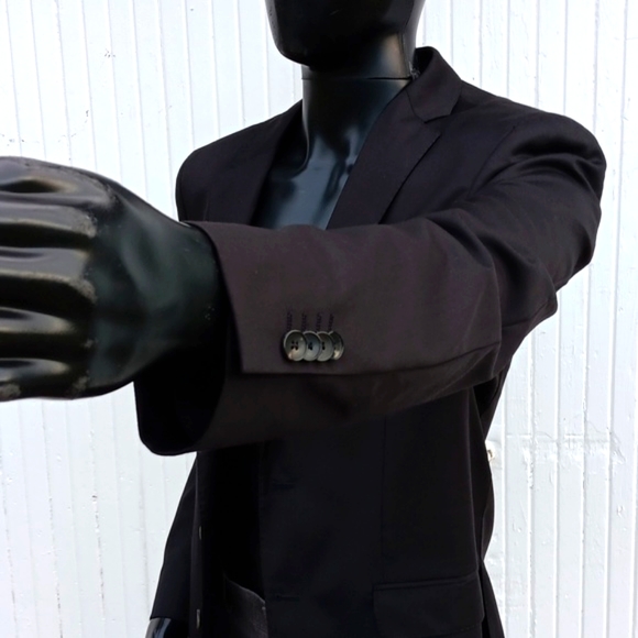 HUGO BOSS MEN'S SUPER 120'S LUXURY BLAZER W/GUABELLO ITALIAN FABRIC (TURKEY) - Picture 9 of 17